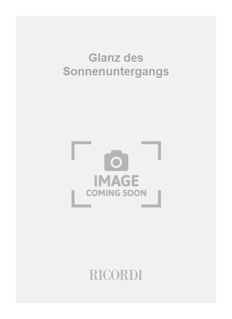 Glanz des Sonnenuntergangs
